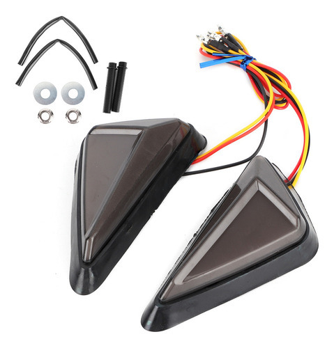 2pcs Universal L Forma Triangular Indicador Led Motocicleta - Imagem 7