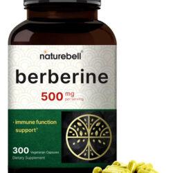 Suplemento Naturebell Berberine 500 Mg 300 Cápsulas Vegetais