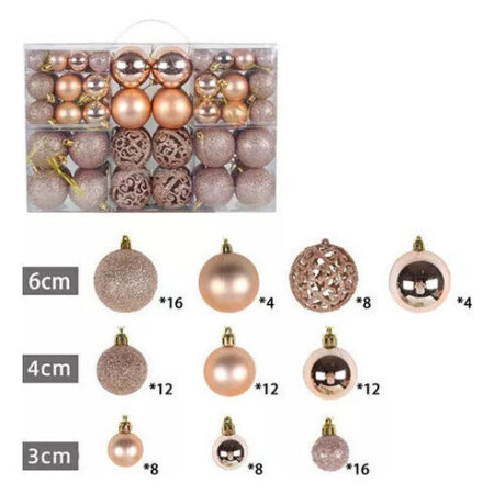 Conjunto De 100 Esferas De Decoração De Natal De Estilo Mist - Imagem 31