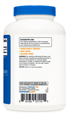 Suplemento Nutricost Bee Pollen 240 Cápsulas 80 Porções - Imagem 5