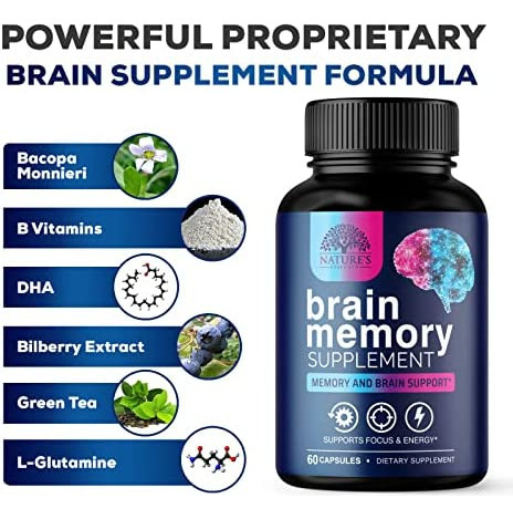 Suplementos Cerebrais Premium Para Suporte À Memória E Foco - Imagem 3