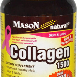Mason Natural Collagen Plus Vitamina C, 1480 Mg, 120 Cápsul
