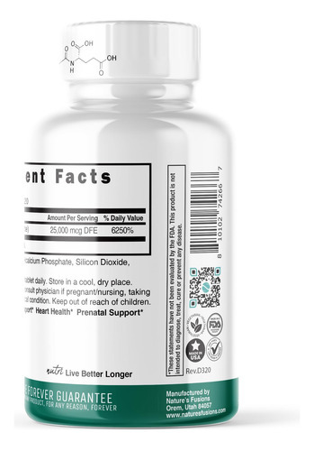 Nutri 5-mthf L Metilfolato 15mg - Fornecimento Para 4 Meses, - Imagem 3