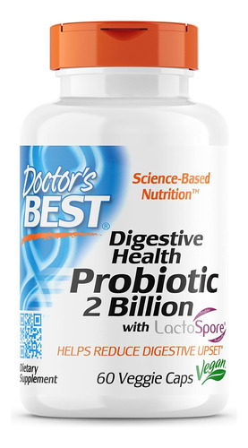 Doctors Best Health Probiotic 2 Bilhões Com Lactospore, Nã