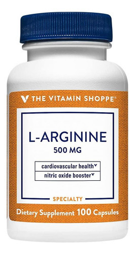 L -arginina 500 Mg - 100 Cápsulas