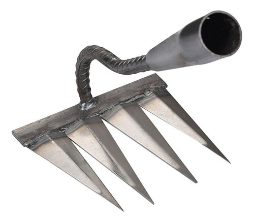 Ferramenta Rastelo Ancinho Capina 4 Pontas