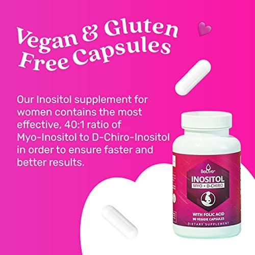 Belive Myo-inositol & D-chiro Inositol Capsules - 90ct I Ino - Imagem 4