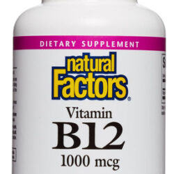 Fatores Naturais, Vitamina B12 Cianocobalamina 1000 Mcg, Su