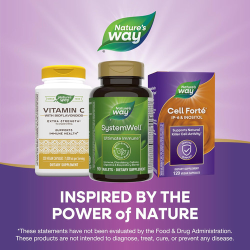 Natures Way Systemwell Ultimate Immune*, Com Vitaminas C, A, - Imagem 7
