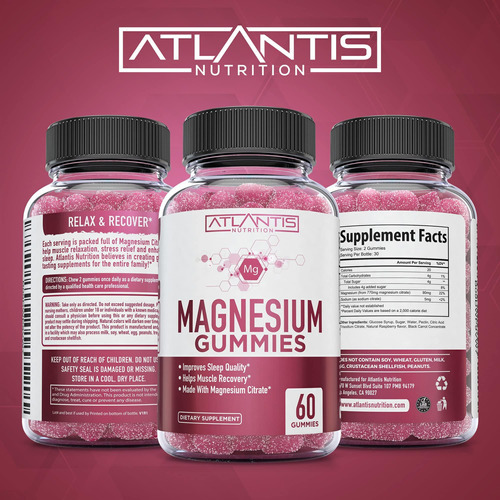 Gomas De Magnésio 770 Mg Citrato De Magnésio - Promove A Cal - Imagem 4