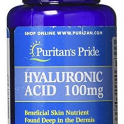 Cápsulas De Ácido Hialurônico Puritans Pride 100 Mg, 60 Con