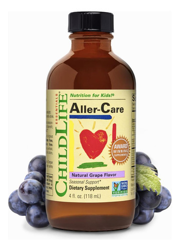 Childlife Essentials Aller Care - Alívio Natural Da Uva Para