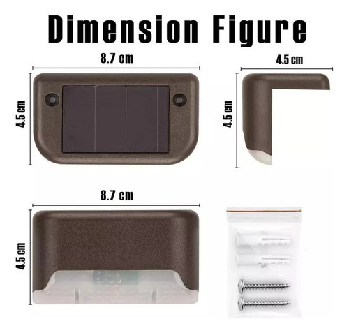 16pcs Luz Solar Para Deck Luzes Solares Para Degraus Quentes - Imagem 7