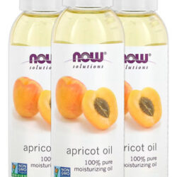 Óleo De Damasco Now Foods 100% Puro 118ml Importado 3un