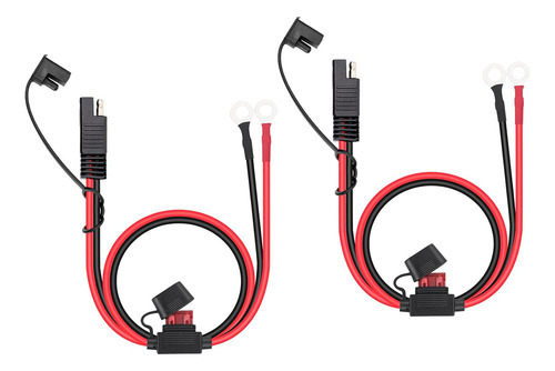 2 Peças 16awg Sae Acessório De Cabo Conector De Bateria - Imagem 4
