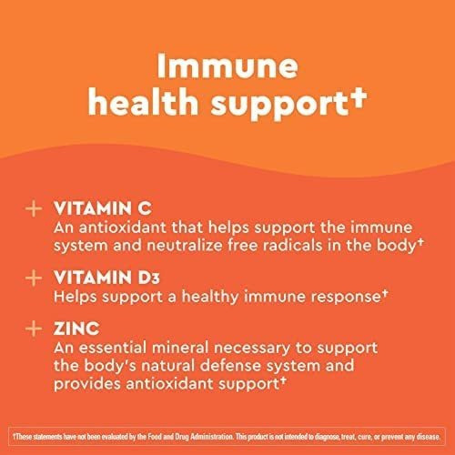 Nature Made Wellblends Immunemax Gomas, Vitamina C, Zinco E - Imagem 3