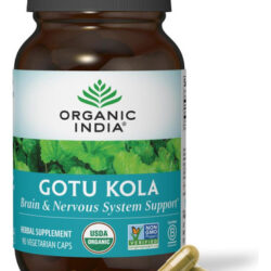 Suplemento De Ervas Gotu Kola Da Índia Orgânica - Adaptógeno