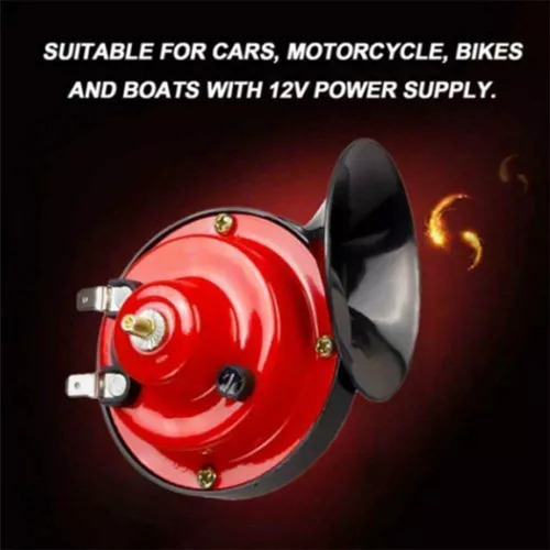 12v Super Forte Chifre Carro Moto Caminhão Van* - Imagem 3
