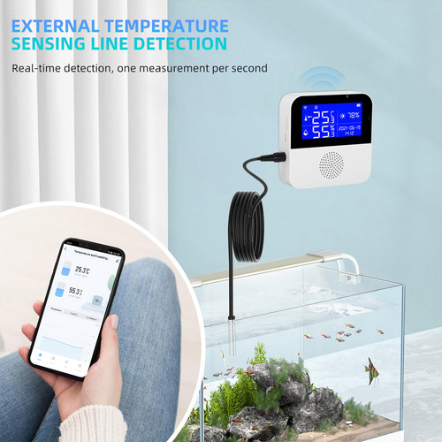 Medidor De Temperatura.humedad Wi-fi Hygrotermógrafo - Imagem 4