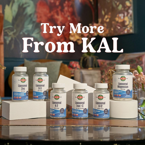 Suplemento De Vitamina K2 Lipossomal Kal Com Mk7 100 Mcg, Al - Imagem 6