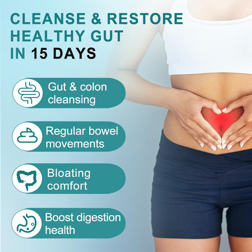 Cleanse De 15 Dias, Apoio Do Intestino E Do Cólon, Desintoxi - Imagem 2