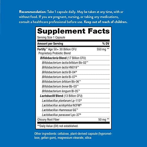 Nature's Way Fortify 50+ Probiotic, 30 Bilhões De Culturas - Imagem 6