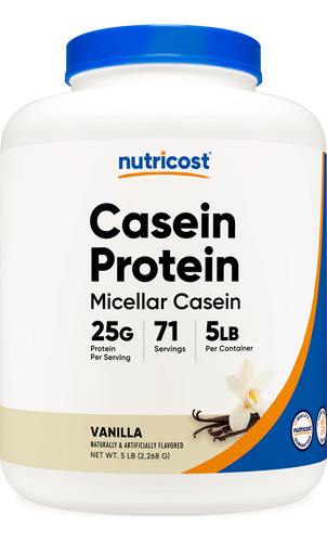 Proteína Em Pó Nutricost Caseína Micelar 2,27 Kg De Baunilha