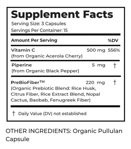 Suplemento Científico Natural De Vitamina C 500 Mg Para Supo - Imagem 2