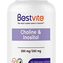 Bestvite Colina Inositol 500 Mg (120 Cápsulas Vegetarianas)