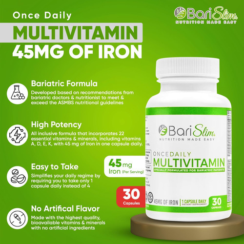 Cápsula Multivitamina Barislim Que Uma Vez Diariamente - 45m - Imagem 3