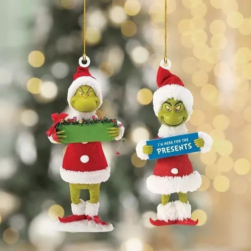 Nuevo 6 Grinch Doll Christmas Decoration Tree Hanging - Imagem 6