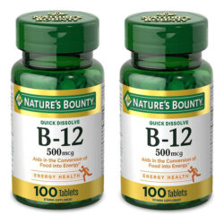 Natures Bounty Vitamina B12, Apoia O Metabolismo Energético