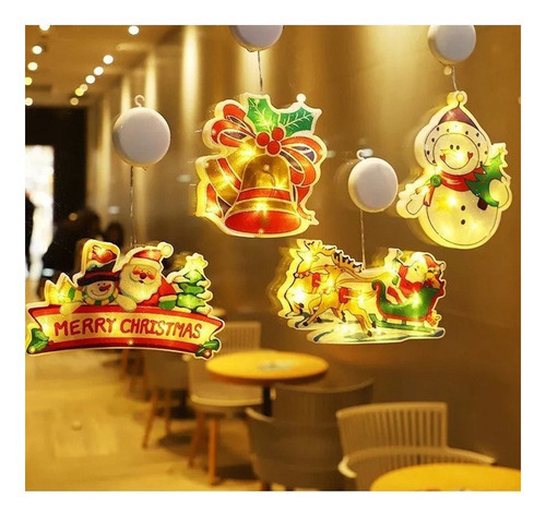 Ventosas De Luz De Natal Com Lâmpada Led Para Decoração De N - Imagem 9