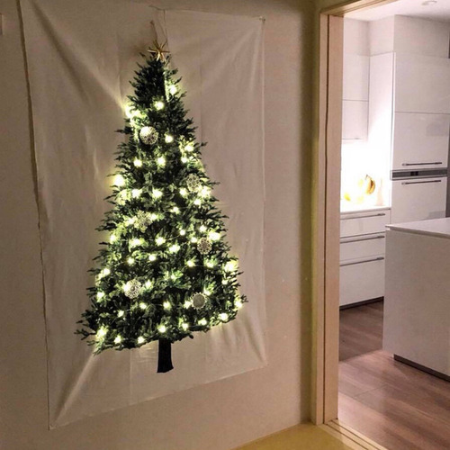 H Tapeçaria De Árvore De Natal 3d Portátil - Imagem 2