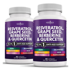 New Age Resveratrol 6000mg Berberina 3000mg Extrato De Semen