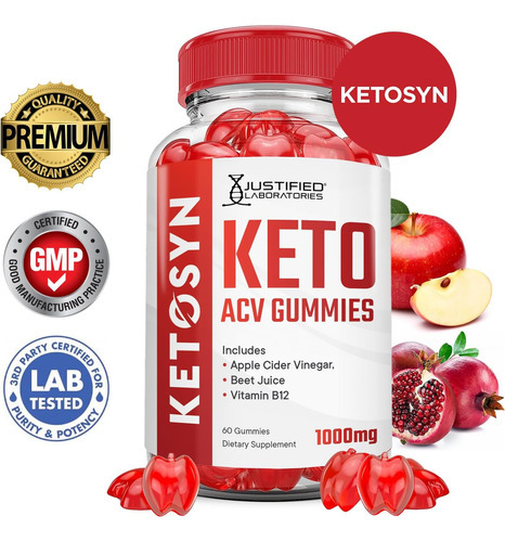 Ketosyn Keto Acv Gummies Fórmula Avançada 1000mg Ketosyn Ket - Imagem 2