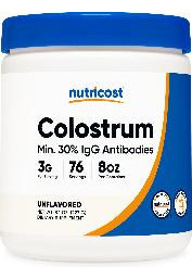 Suplemento Nutricost Colostrum Em Pó 240 Ml Com Lactoferrina - Imagem 2