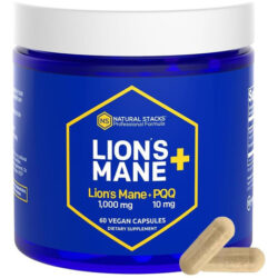 Natural Stacks Organic Lions Mane 1000mg Com Pqq 10mg - Otim
