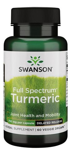Swanson Full Spectrum Açafrão Liberação Atrasada 750 Miligra