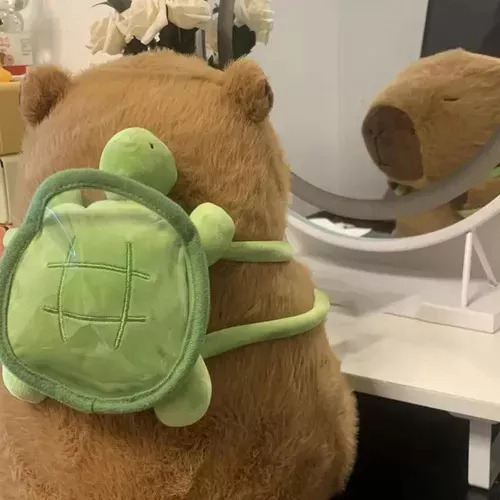 Brinquedo De Pelúcia De Capivara, Lindo Animal De Pelúcia De - Imagem 6