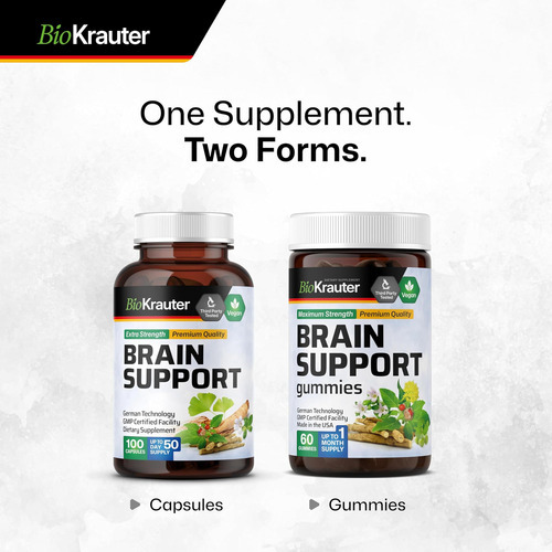Gomas De Suporte Cerebral Bio Krauter - Suplemento Cerebral - Imagem 7