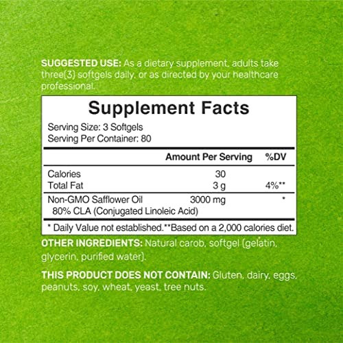 Cla Ultra Forte 3000mg | 240 Cápsulas Gelatinosas, Ácido Lin - Imagem 2