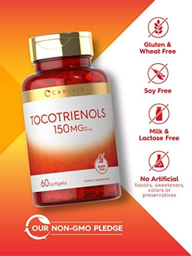 Carlyle Tocotrienóis | Suplemento 150mg | 60 Cápsulas | Comp - Imagem 4