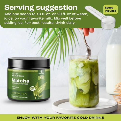 Nutrientes Chave Matcha Em Pó - Matcha Em Pó Sem Açúcar - Ma - Imagem 7