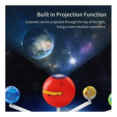 Kit De Modelo De Sistema De Projetor Solar Planetário Faça - Imagem 4