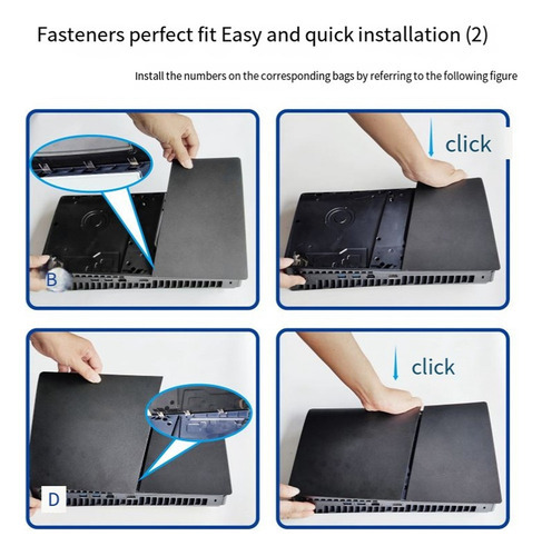 Para Aa Capa De Substituição Digital Para Ps5 Slim/ps5 Slim - Imagem 6