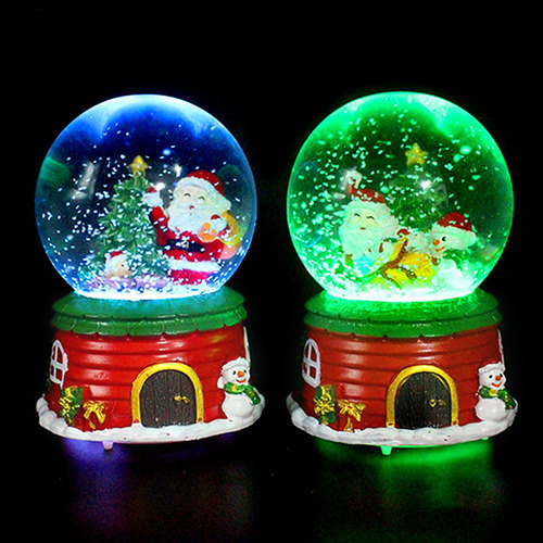 Decoração De Bola De Cristal: Presente De Globo De Neve Mus - Imagem 4