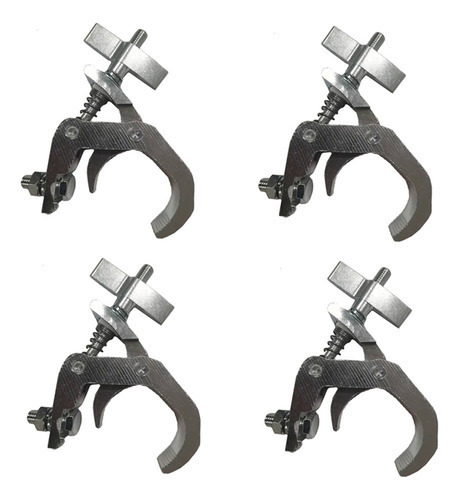 4 Peças De Ganchos De Luz De Alumínio Moving Light Hook