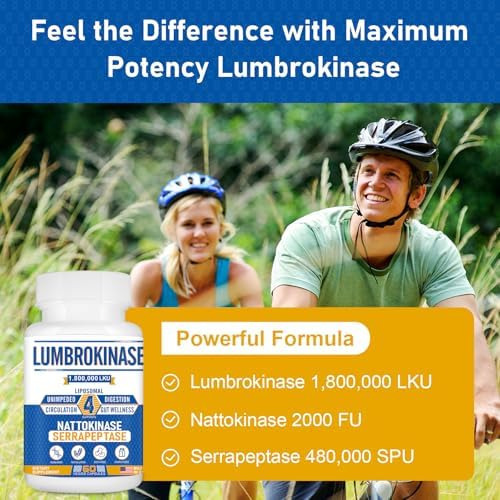 Spliferkou Lipossomal Lumbrokinase Nattokinase Serrapeptase - Imagem 7