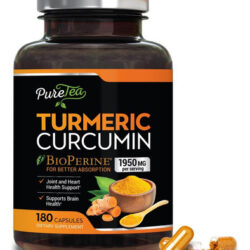 Curcumina De Cúrcuma Com Bioperine 1950 Mg, 95% De Curcuminó